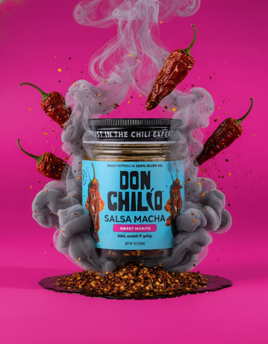 Sweet Morita Salsa Macha — enhanced